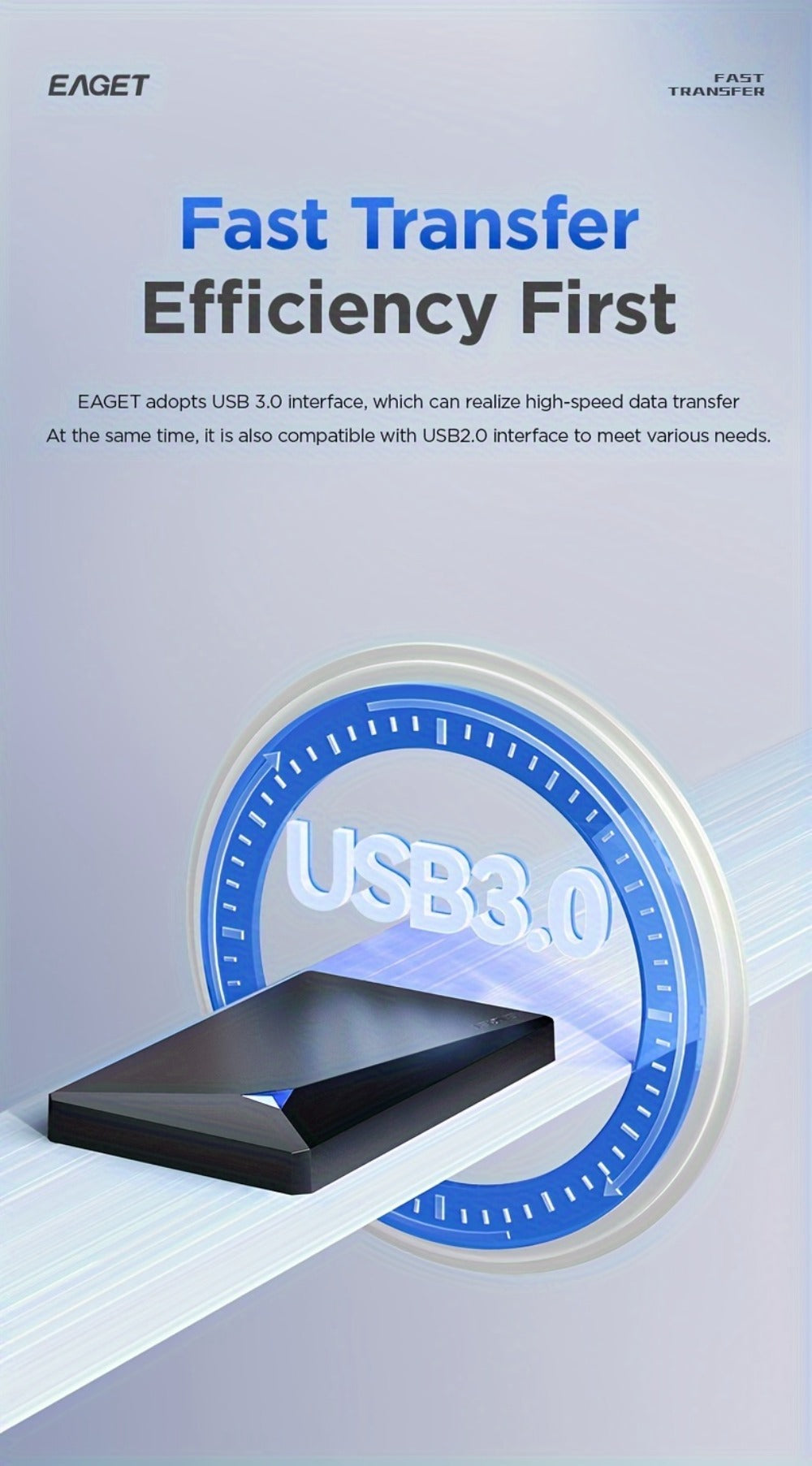 Portable External Hard Drive USB 3.0 High-Speed Mechanical HDD Mobile Backup Storage Plug & Play for PC Desktop MacBook PS4 Xbox Smart TV – EAGET Compact Travel Hard Disk