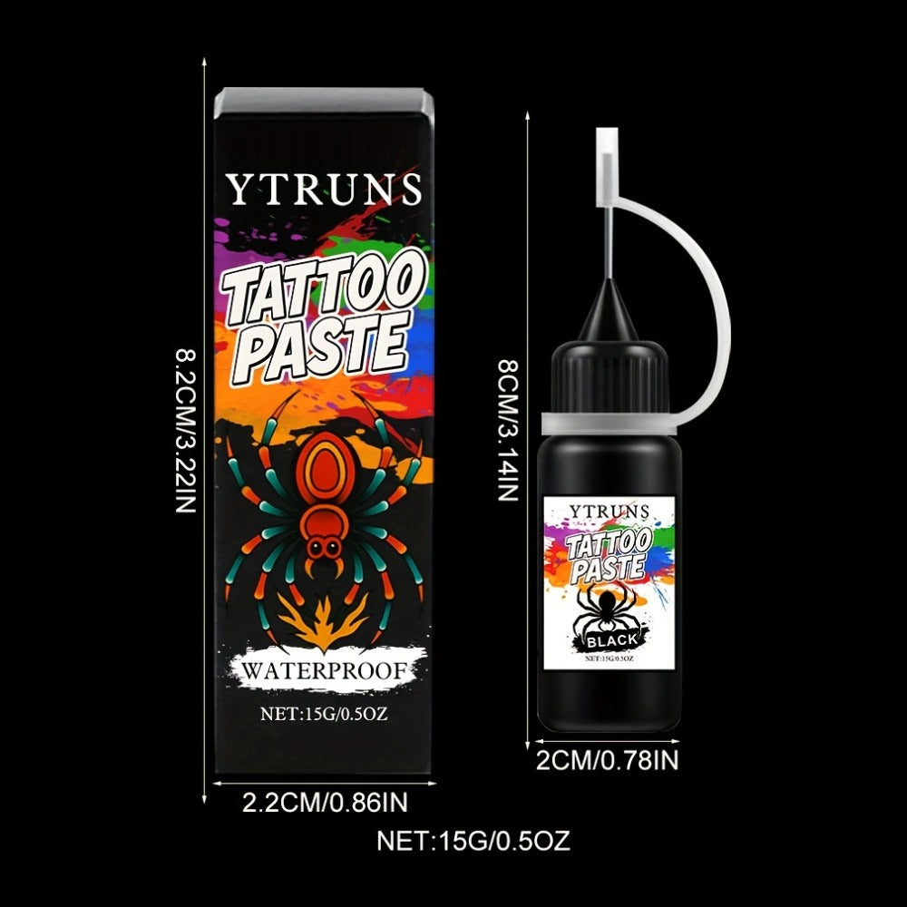 Liquid Body Paint Temporary Tattoo Ink — 7 Vibrant Colors, Fast-Drying Waterproof Formula, Plant-Based Squalane, Skin-Safe for Festivals, Parties, Halloween, Cosplay & Body Art
