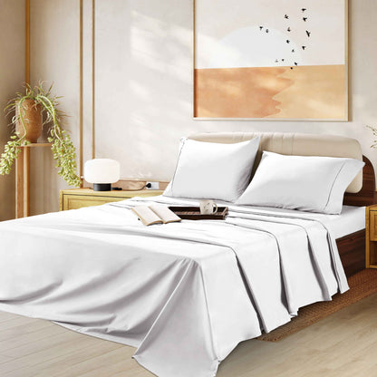 1000 Thread Count Egyptian Cotton Sheet Set with 16-Inch Deep Pocket in Twin, Full, Queen and King Sizes