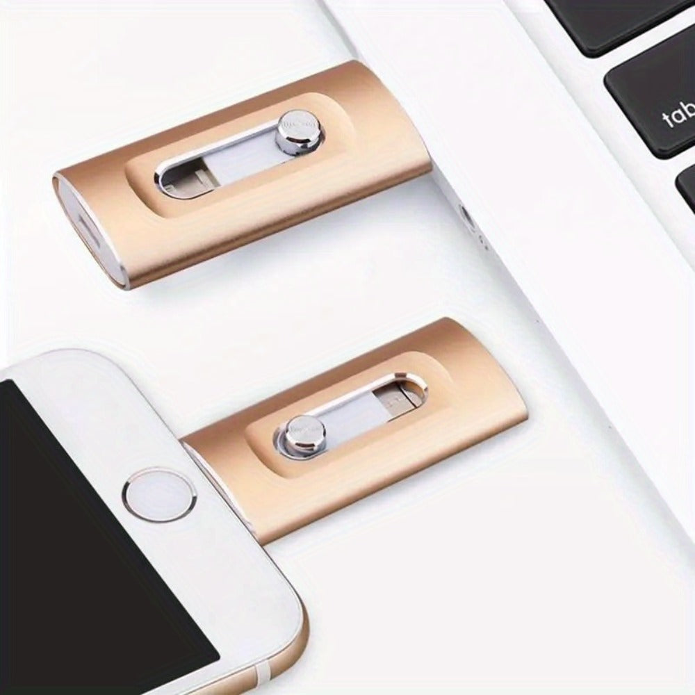 USB Flash Drive, 4-in-1 USB 3.0 Multi-Connector Drive with 128GB or 256GB Capacity and Four Color Options