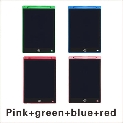 LCD Writing Tablet 4 Pack 8.5 Inch Colorful Doodle Board Reusable Electronic Drawing Pad Educational Toy for Kids Ages 3-6 Boys Girls Home School Travel Gift