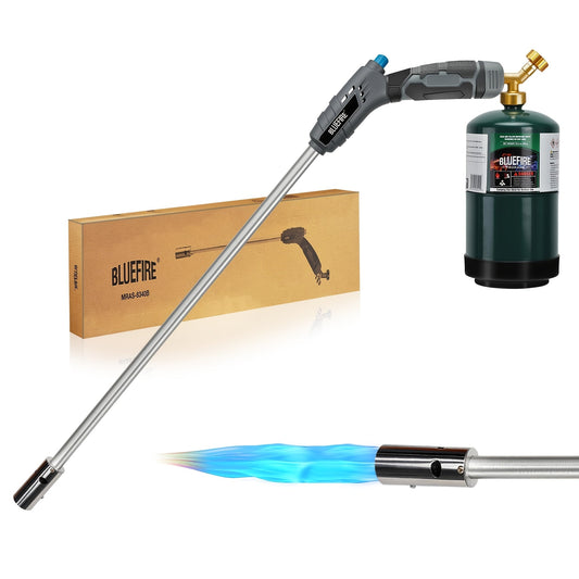 Propane Weed Torch Self Igniting | Garden Ice Melt Fire Starter Burner