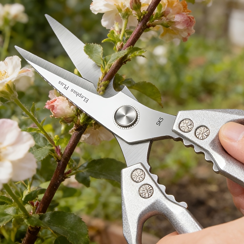 Garden Scissors Minimalist Design for Home & Garden, Practical Pruning Scissors & Household Cutting Shears for Plant Trimming, Flower Cutting & Everyday Garden Use