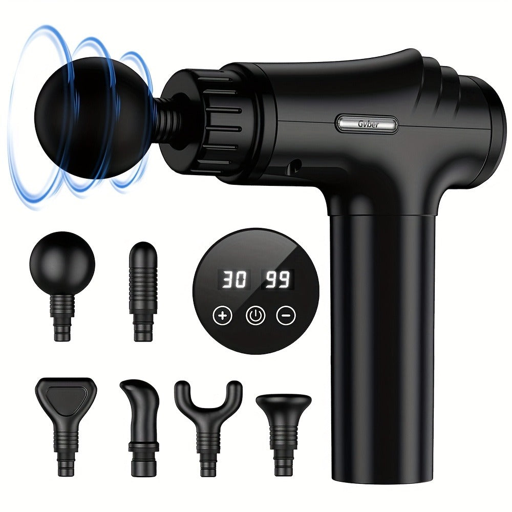 Handheld Massage Gun Collection with X6, M68-7 and X7 Model Labels in Black or Grey Finishes