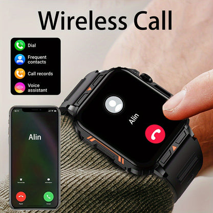 Smartwatch – for Men with Bluetooth Calling SENBONO BT8959T5, 1.95" Large Display, 100+ Sport Modes, 340mAh Long Battery, Multiple Watch…