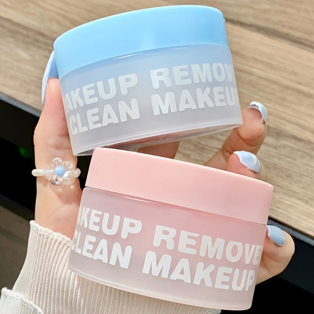 Makeup Remover Cleansing Balm Gentle Hydrating Fast-Melt Formula — Deep Cleanse Sensitive Skin, No Residue, Cold-Brewed Peach & Coconut
