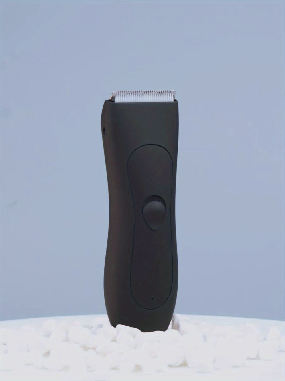 Ceramic-Blade Body Hair Trimmer with IPX6 Rating, Two Guide Combs and Black or Purple Options