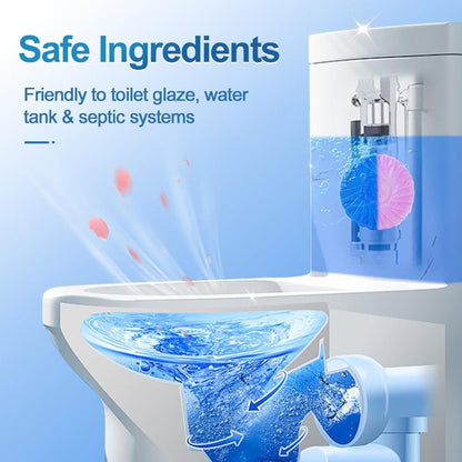 Automatic Toilet Bowl Cleaner Tablets 20/36/60 Pack – Powerful Lemongrass Scent Toilet Tank Cleaner Tabs