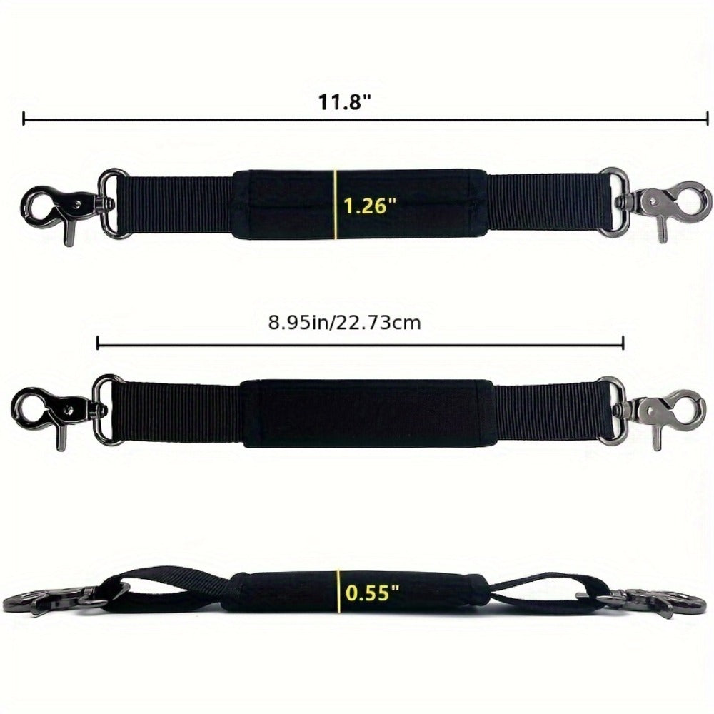 JBL Xtreme Speaker Handle Strap Replacement – Removable Carrying Strap Compatible with JBL Xtreme, Xtreme 2 & Xtreme 3 Portable Bluetooth Speaker, Nylon & Neoprene Anti-Slip Grip, Black
