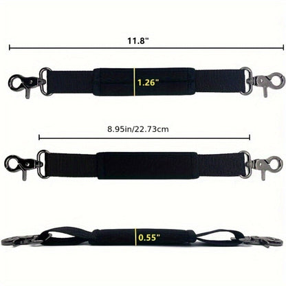 JBL Xtreme Speaker Handle Strap Replacement – Removable Carrying Strap Compatible with JBL Xtreme, Xtreme 2 & Xtreme 3 Portable Bluetooth Speaker, Nylon & Neoprene Anti-Slip Grip, Black