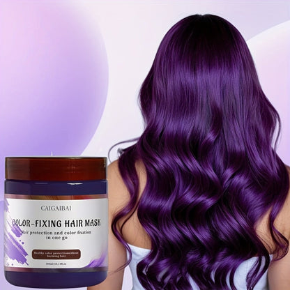CACAGIBA 300ml Color-Depositing Hair Mask in Screw-Top Jar with Red, Purple or Gray Options