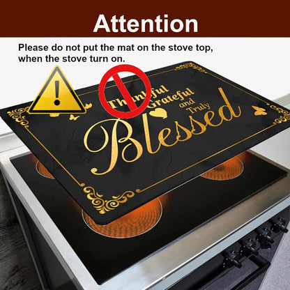 Glass Cooktop Protector Cover Heat Resistant Scratch Proof Appliance Mat for Stove Oven Dishwasher Washing Machine Dryer Top Expands Counter Space