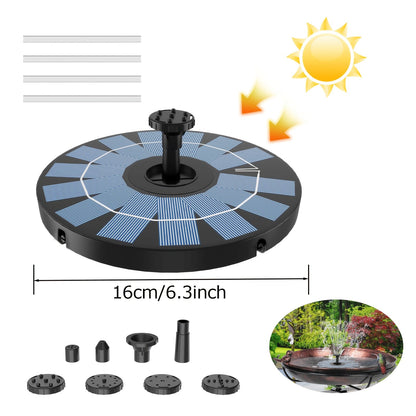 Garden Fountain Solar Powered with Support Rod – Bird Attractor