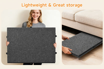 Roll-Up Puzzle Mat Board Extra Large – Foldaway Felt Mat for 1000 & 1500 Piece Jigsaw Puzzles, 6 Sorting Drawers, Portable Roll-Up Storage Solution for Puzzle Lovers Adults Seniors