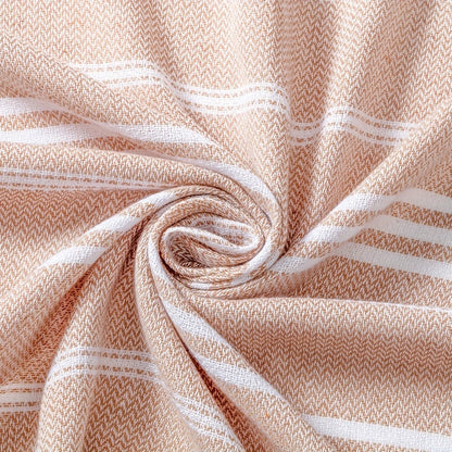 Striped Beach Towel in Ten Color Labels with 90 x 180 cm Source Size for Pool, Travel, Gym and Everyday Use