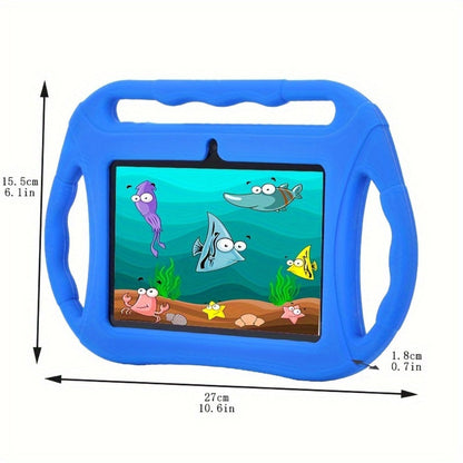 Kids Tablet 7 Inch Android 2GB RAM 32GB, IPS Display, WiFi, Parental Controls & Educational Games – Learning Tablet for Young Children, Birthday Gift, Pink / Dark Blue