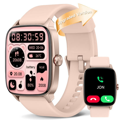 Smartwatch – with Built-in Alexa FAWEIO 1.8" HD Touch Screen, Bluetooth Calling, 100+ Sport Modes, Fitness Tracker Heart Rate Sleep…