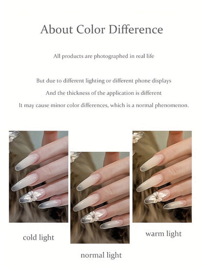 Gel Nail Polish Set with MORDDA Label, 9 Gradient Colors in the Yi Qiu Ci Nine-Grid Palette