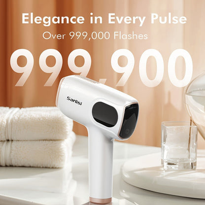 Sarisili AI01 IPL Hair Removal Device with Nine Intensity Levels, Manual and Auto Flash Modes and Display