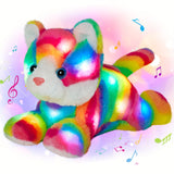 Glowing Music Rainbow Cat