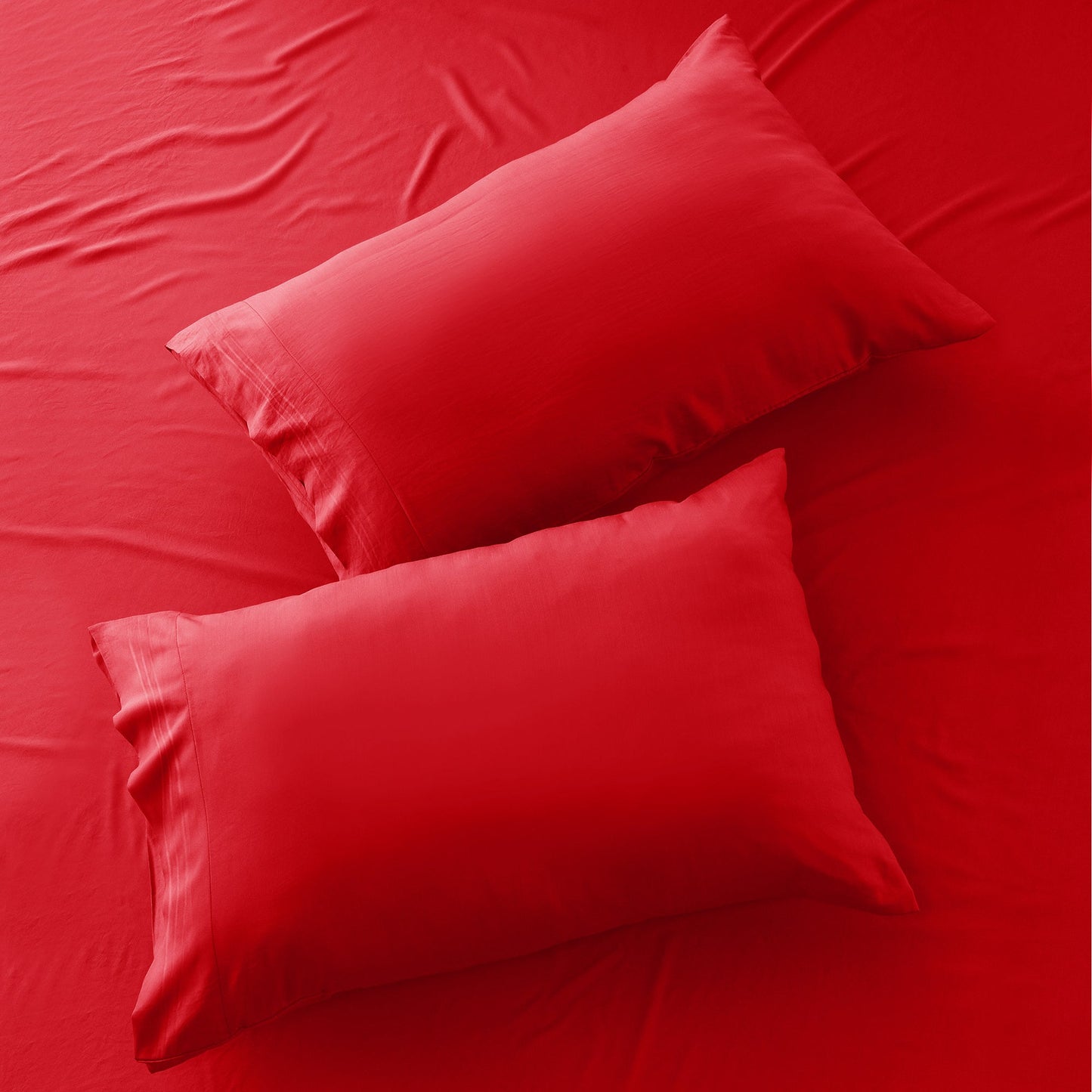 Bed Sheet Set Brushed Microfiber with Embroidered Pillowcases, 16-Inch Pocket and 4- or 6-Piece Sizing