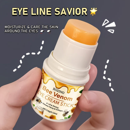 Bee Venom Collagen Under Eye Cream 3.8g — Instant Lifting Deep Moisturizing for Dark Circles Puffiness Fine Lines Wrinkles Hypoallergenic Anti-Aging Eye Treatment All Skin Types Women Men