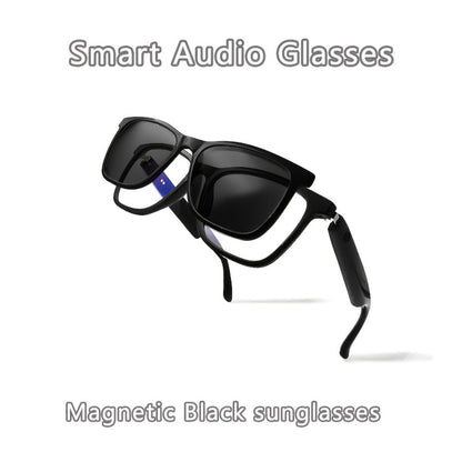 Photochromic Smart Audio Glasses – Auto-Tinting Sunglasses with Built-in Speaker & Mic, HD Voice Calls, Hi-Fi Music, Anti-Blue Light – for Sports, Driving & Daily Wear