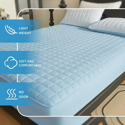 Fitted Mattress Protector with Deep Pocket in Twin, Full, Queen and King Sizes and Multiple Colors