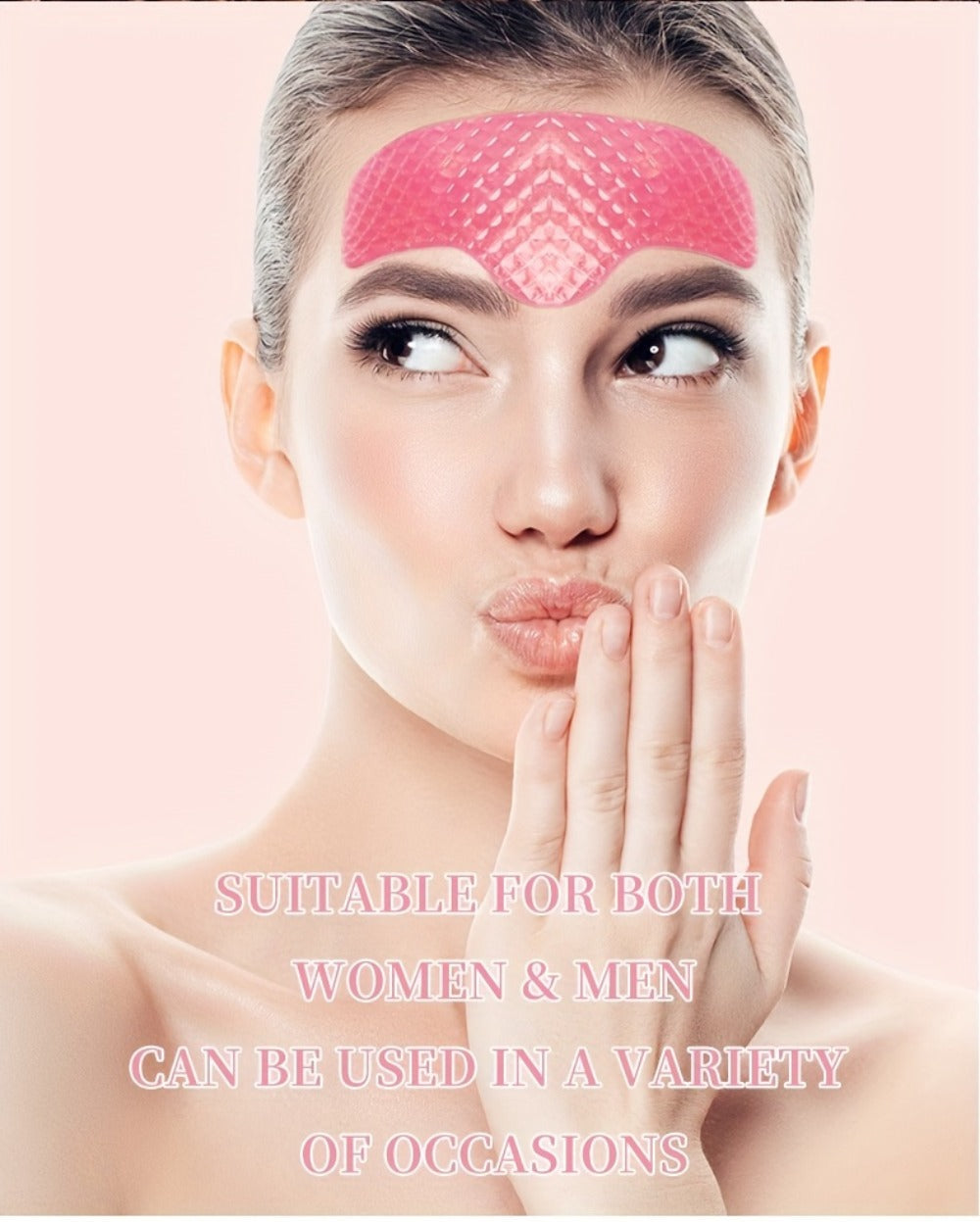 Watermelon Forehead Patches 15pcs Caffeine Collagen Niacinamide Ultra Hydrating Moisturizing Brightening De-Puffing Daily Facial Skin Care for Women All Skin Types