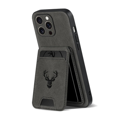 Folio Wallet Phone Case with Card Holder and Kickstand for Selected iPhone 11 through 16 Models