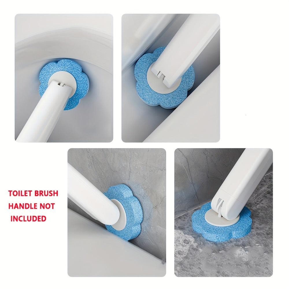Disposable Toilet Brush System with Wall Bracket and 17- to 53-Refill Set or Refill-Only Options