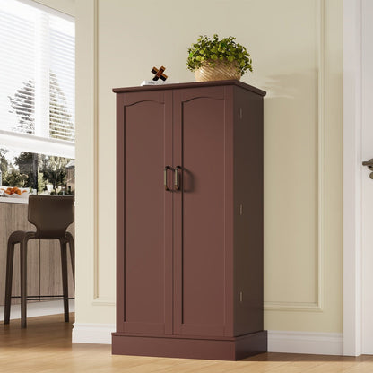 47-Inch Freestanding Bathroom Storage Cabinet with Adjustable Shelves detail image - detail view 12