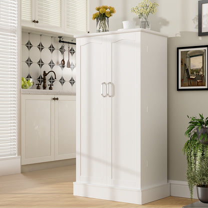 Pantry Cabinet shown in the Snow-White option