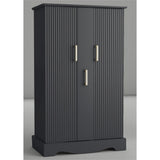 Black Cabinet Center Drawer