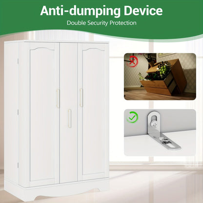 47-Inch Kitchen Storage Cabinet with Storage Drawers and Adjustable Shelves detail image - detail view 10