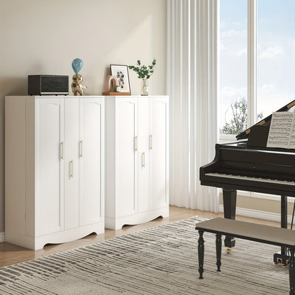 47-Inch Kitchen Storage Cabinet with Storage Drawers and Adjustable Shelves detail image - detail view 12