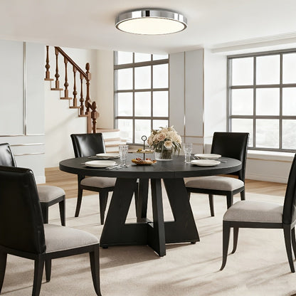 Dining Table shown in the Black, Modern option
