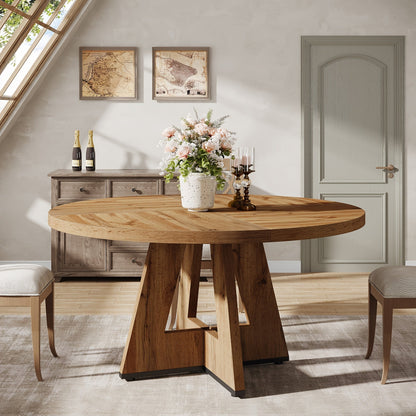 Dining Table shown in the Wood, Modern option
