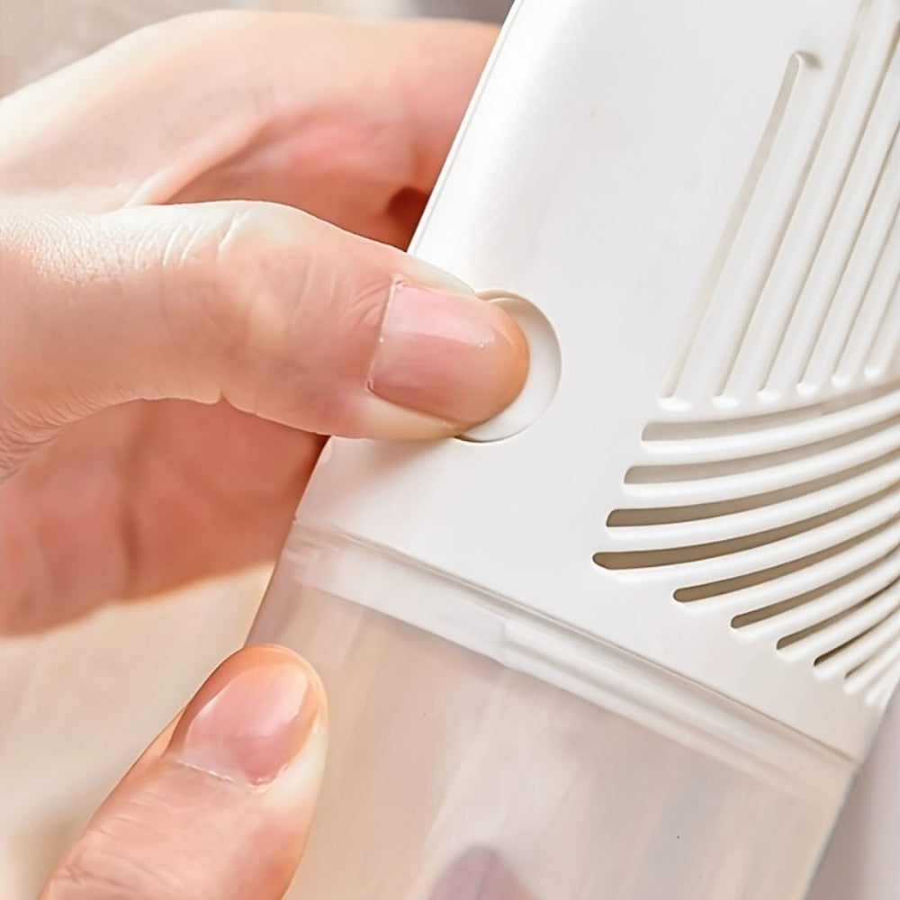 Six-Piece Hanging Moisture Absorber Kit with Replaceable Inner Bags, Hooks and Removable Water Cups