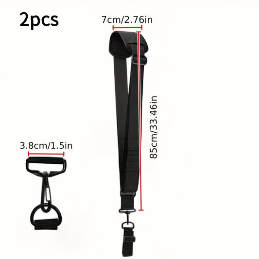 Weed Trimmer Shoulder Strap 2-Pack Upgraded Metal Clip Compatible with EGO Greenworks Leaf Blower Shrub Trimmer String Trimmer Harness