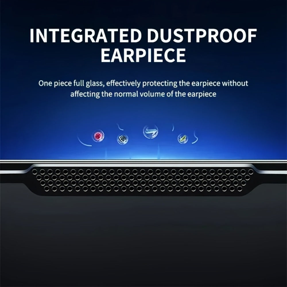 Screen Protector, 5-Piece Clear Tempered Glass Set with Dust-Free Installation Cabin for 28 Selected iPhone Model Options