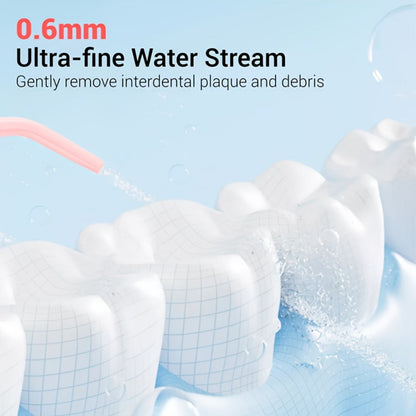 Water Flosser Cordless Five-Mode Design with Five Jet Tips, 1800mAh Battery and Pink or Black Options