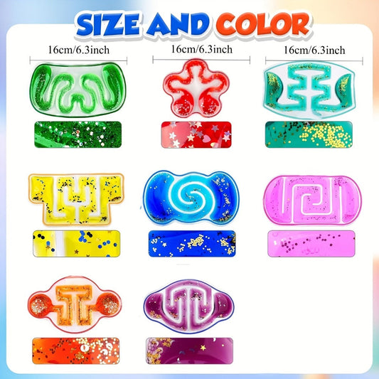 Sensory Squeeze Toys for Kids 8pcs – Stress Relief Fidget Toy Set, Squishy Sensory Pack for Classroom Rewards, Party Favors, Travel, Holiday Gift for Boys Girls