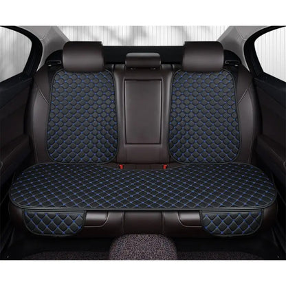 Car Seat Cover Rear Bench Protector with Source-Listed Water-Resistant Surface in Black or Red