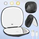 Black Double Light Three-color - 5x Mirror