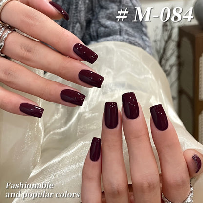Gel Nail Polish Set with XEIJAYI Label, 6 Nude Pink Jelly Colors in Shades 76, 78 and 81 to 84