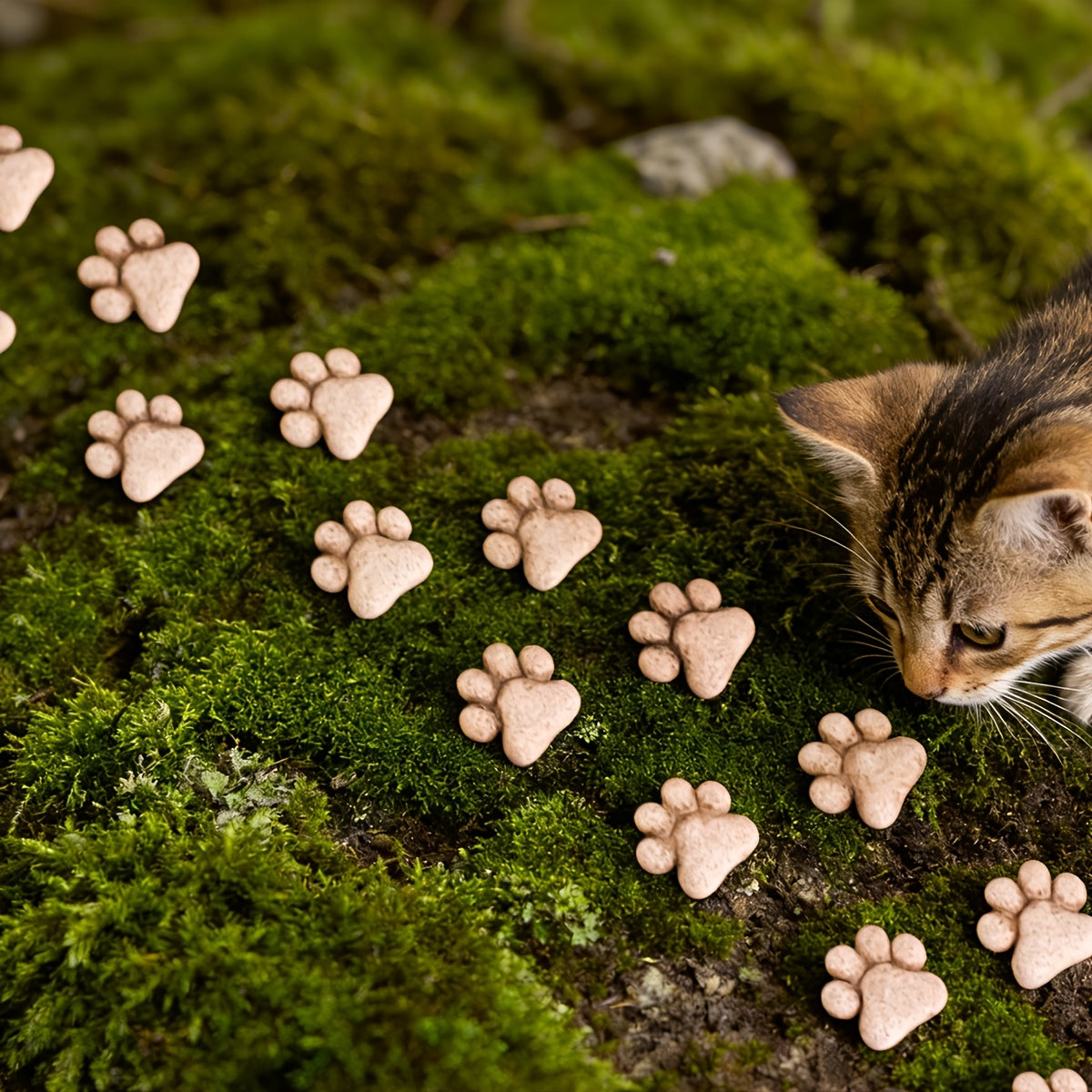 Stepping Stones | Cat Paw Resin Garden Lawn Pathway Bonsai Cat Lover