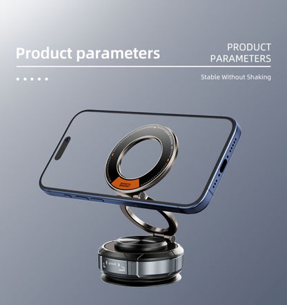 Magnetic Car Phone Holder 22 N55 Magnets 2400gf Force & 78LB Suction – 360° Adjustable Aluminum Alloy Mount with Cooling Vent Design | Compatible with iPhone 16 Pro Max / 15 / 14 / 13 / 12 Plus