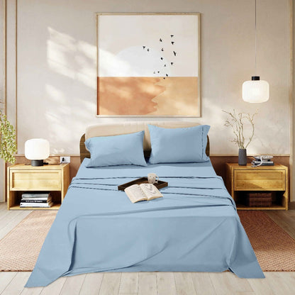 1000 Thread Count Egyptian Cotton Sheet Set with 16-Inch Deep Pocket in Twin, Full, Queen and King Sizes