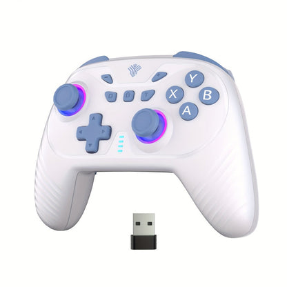 2.4G Wireless PC Controller with Hall Effect Joystick & Trigger, RGB Lighting & Vibration – Compatible with Windows PC, Android, Nintendo Switch & Steam, Anti-Drift Gamepad Not Compatible with Xbox